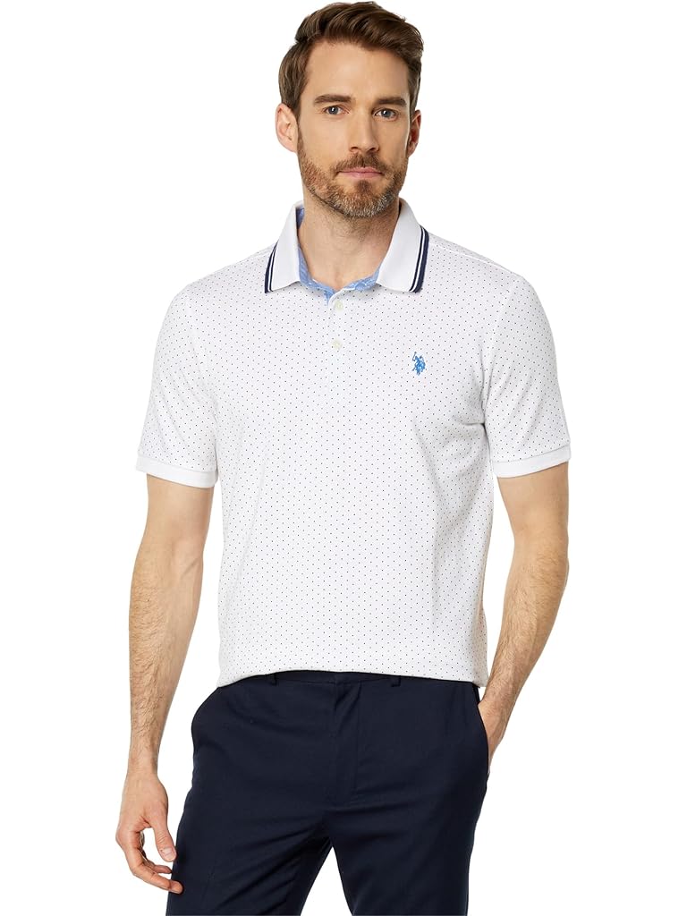 U.S. POLO ASSN. Short Sleeve Pindot Polo