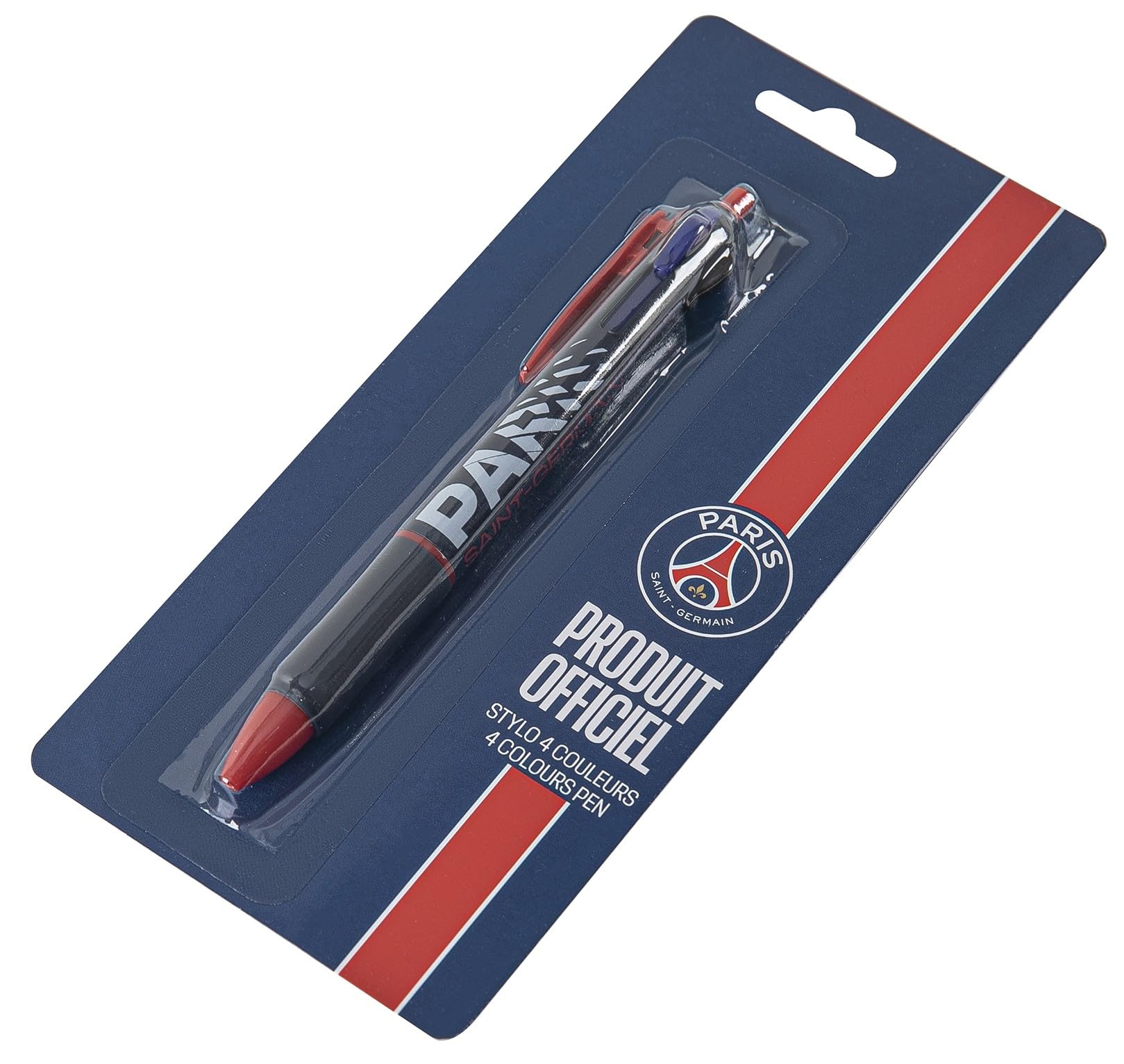 PSG Stylo 4 couleurs Collection officielle PARIS SAINT GERMAIN
