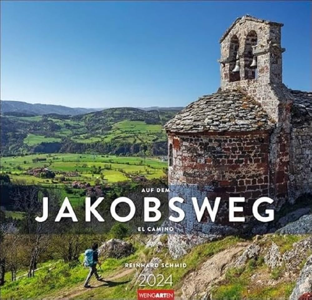 Auf dem Jakobsweg Kalender 2024: El Camino, silver