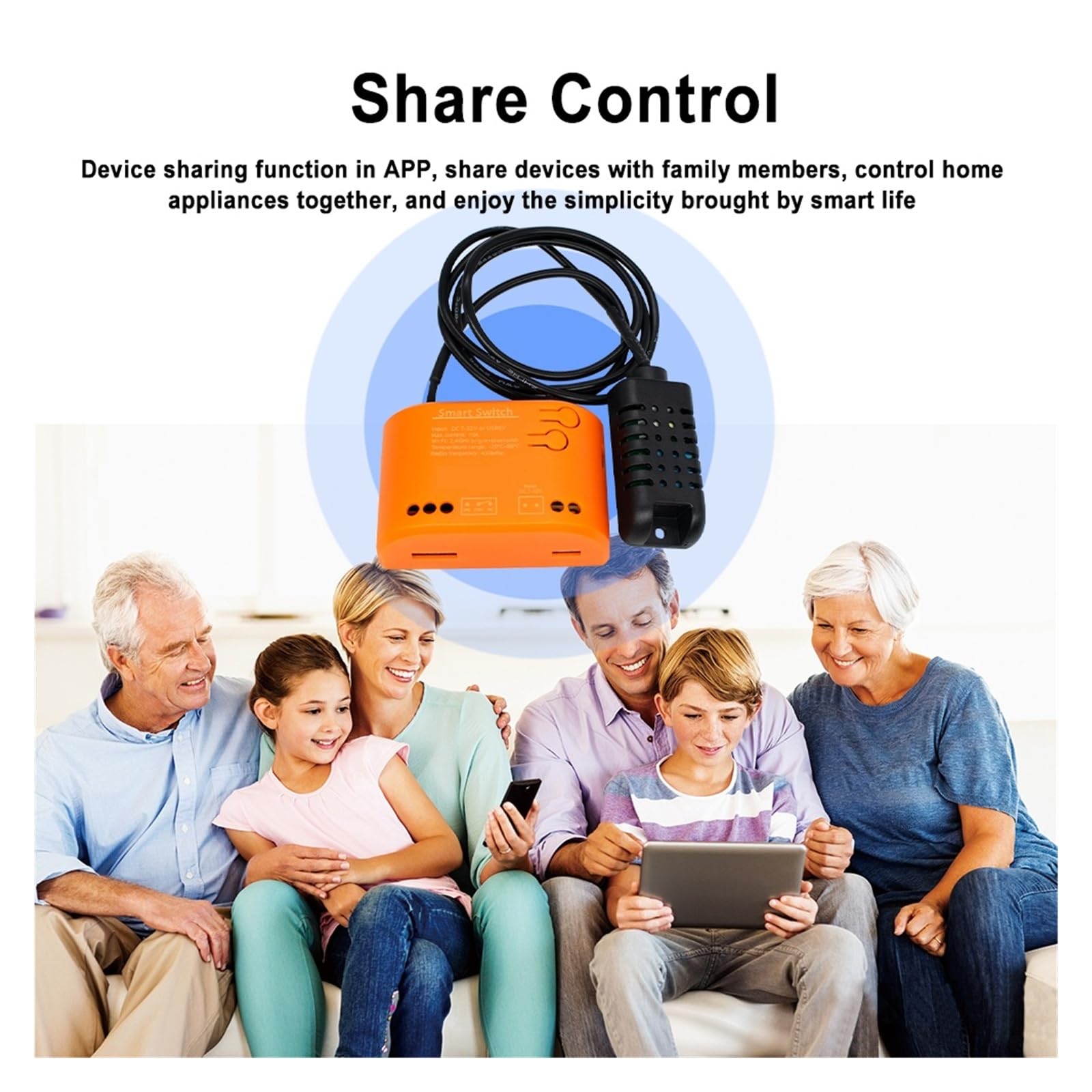 Temporizador de temperatura y humedad con wifi, control de temperatura y aplicación for acuarios. control de temperatura