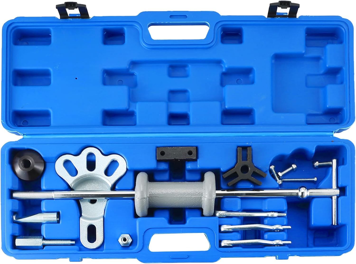 Slide Hammer 17PCS Axle Front Rear Wheel Bearing Dent Hub Gear Puller Remover Set Slide Hammer Puller Set