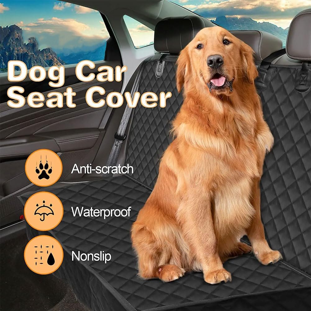 Funda para Asiento Trasero de Coche para Perros para Toyota CHR 2018-2023, Protector de Asientos para Mascotas Impermeable Accesorios