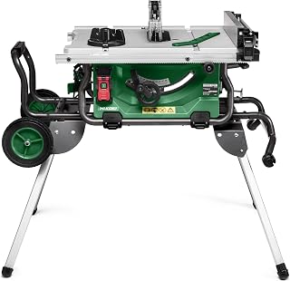 Table saw C10RJ (1500W, saw blade Ø255mm, soft start, parallel guide, table widening, electric brake, overload protection, saw blade)