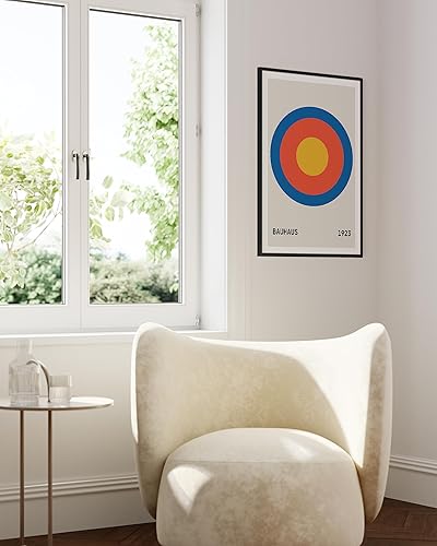 Vista 228 de HAUS AND HUES Evil Eye Decor - Navy Blue Wall Art, Evil Eye Wall Decor, Mykonos Artwork, Evil Eyes Print, Big Eyes Painting Print, Evil Eye Poster