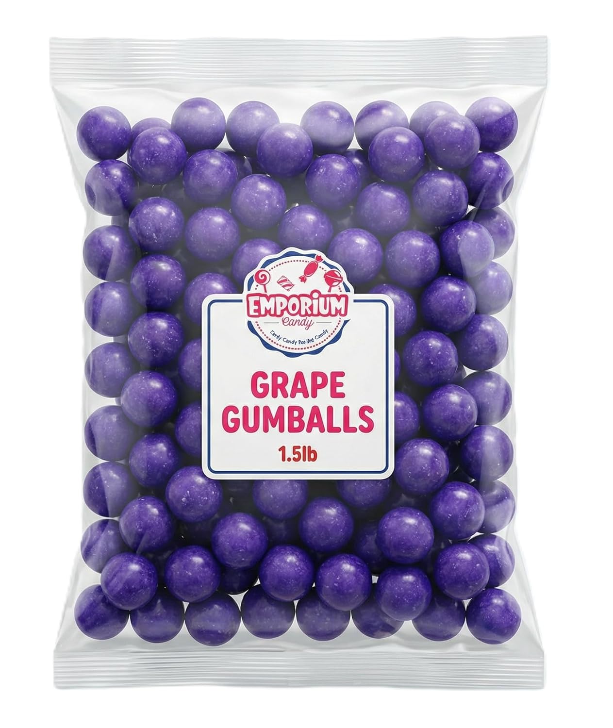 Bolas de chicle de uva 1.5 lb - EMPORIUM CANDY