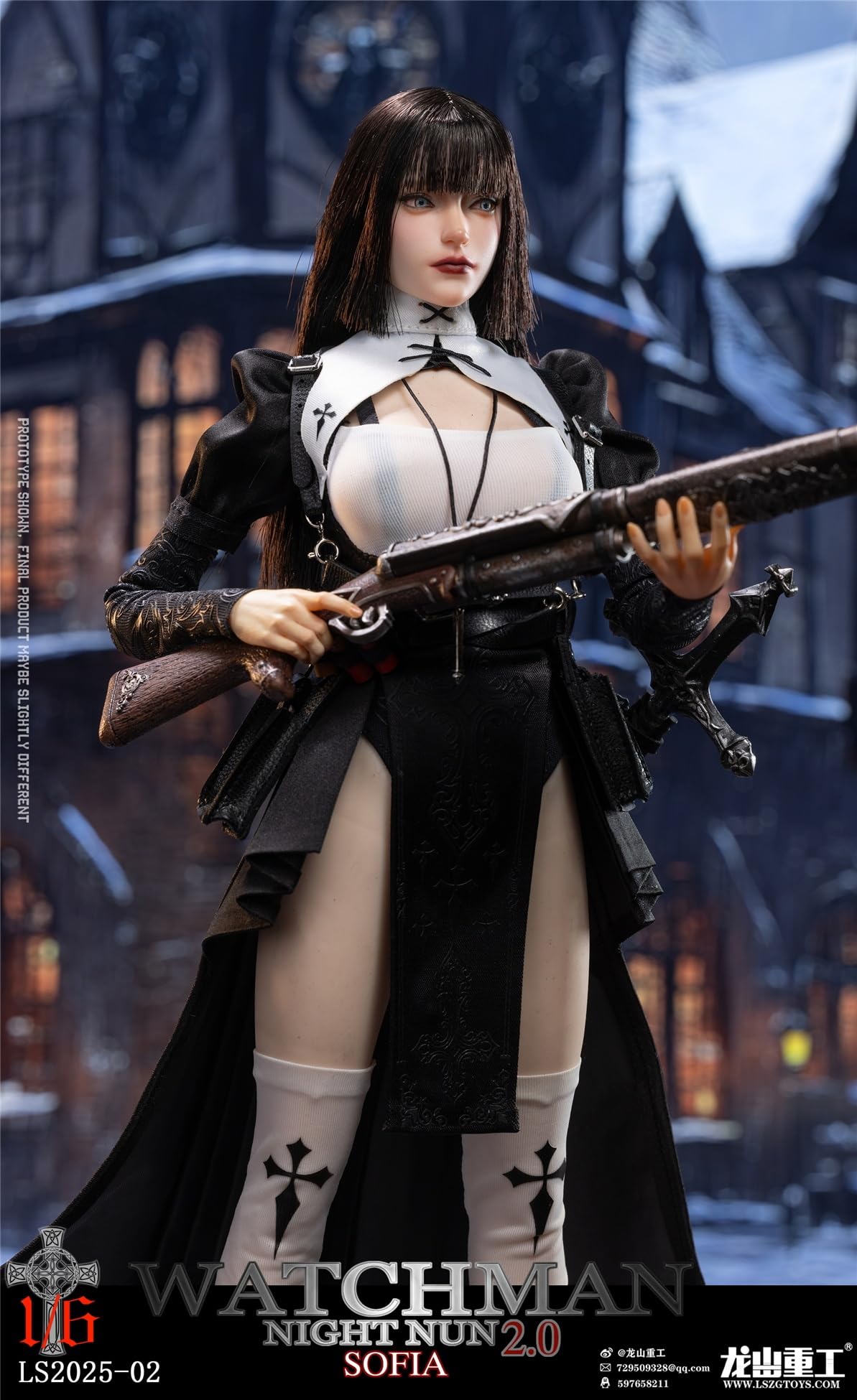 Amazon.co.jp: Longshan Heavy Industry 1/6 フィギュア 修道女