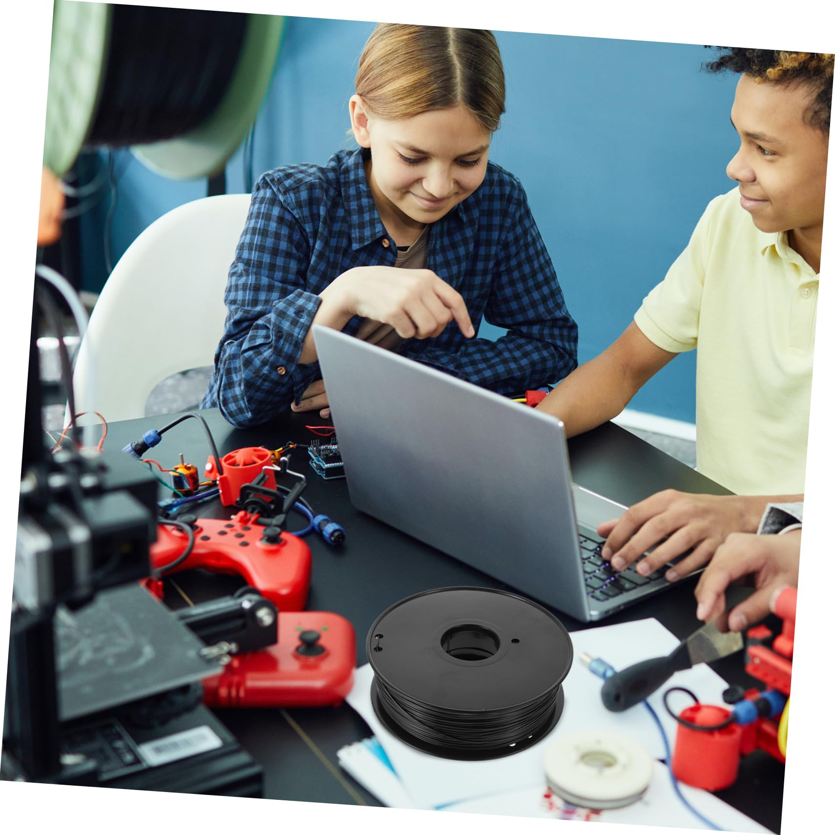 Filament D’impression 3d Asa Noir, Haute Dureté pour Imprimante