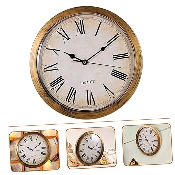 Amazon.com: Amosfun Safety Wall Clock with Hidden Storage