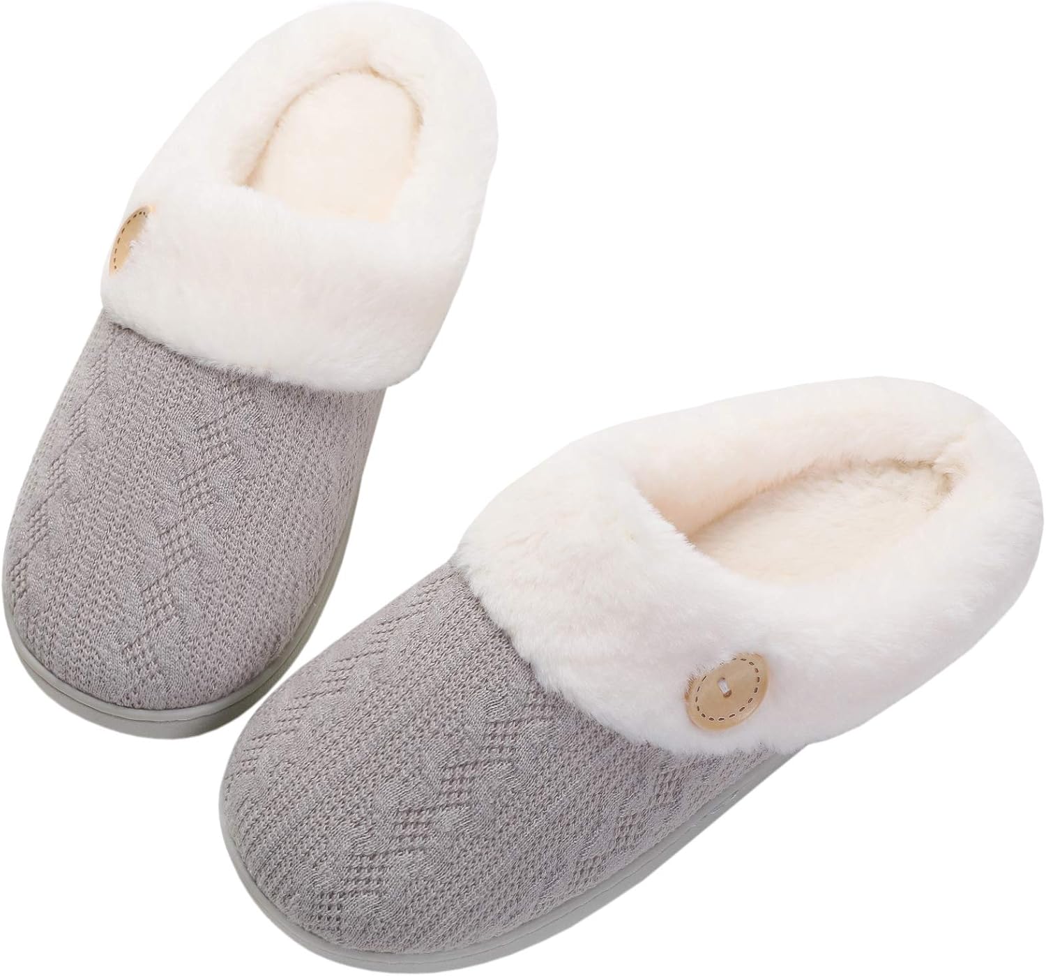 Vonluxe Women's Fuzzy House Slippers Comfy Memory Zambia Ubuy