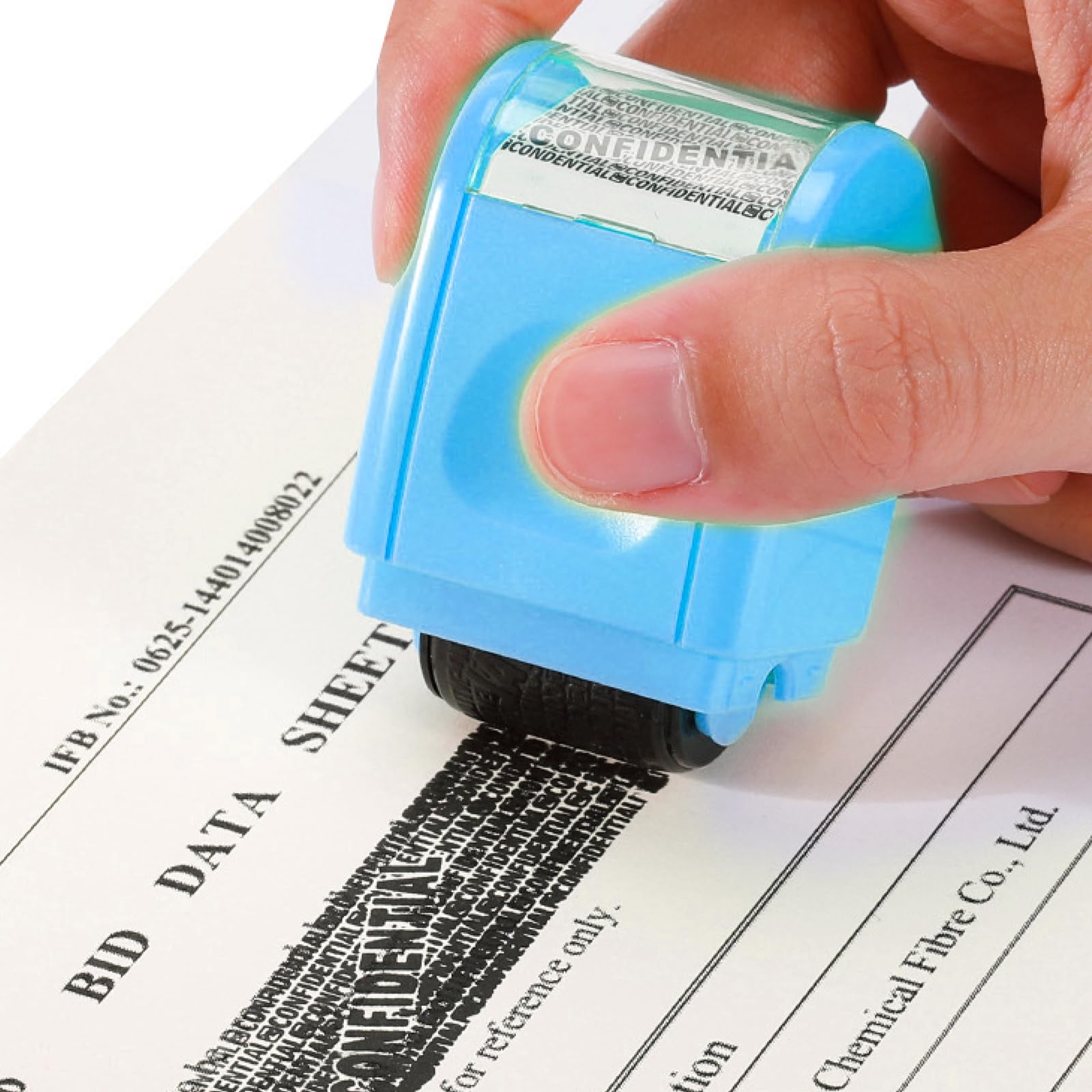 Lindastas Confidential Roller Stamp, Address Blocker With 3-Pack Refills - Image 2