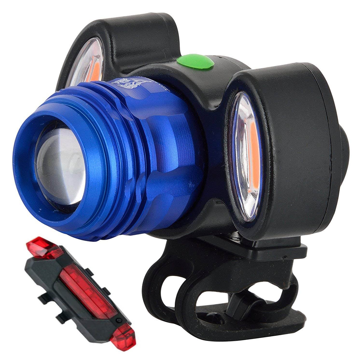 NSV Combo of Rechargeable Zoom-Able Head Cycle Light and Cycle Tail Light Cycle Light for Bicycle Multicolor (B09TQ62YDV) Amazon Price History, Amazon Price Tracker