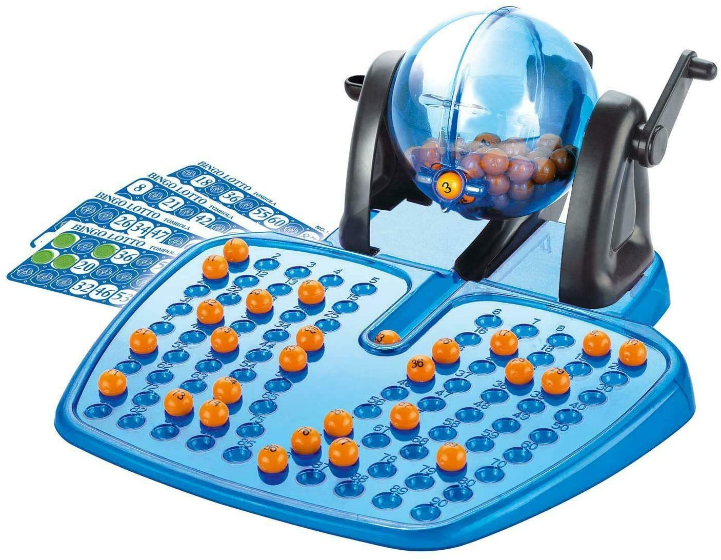 Buy Traditional Classic Bingo Lotto Game Machine with Numbered Balls and Bingo Cards Party