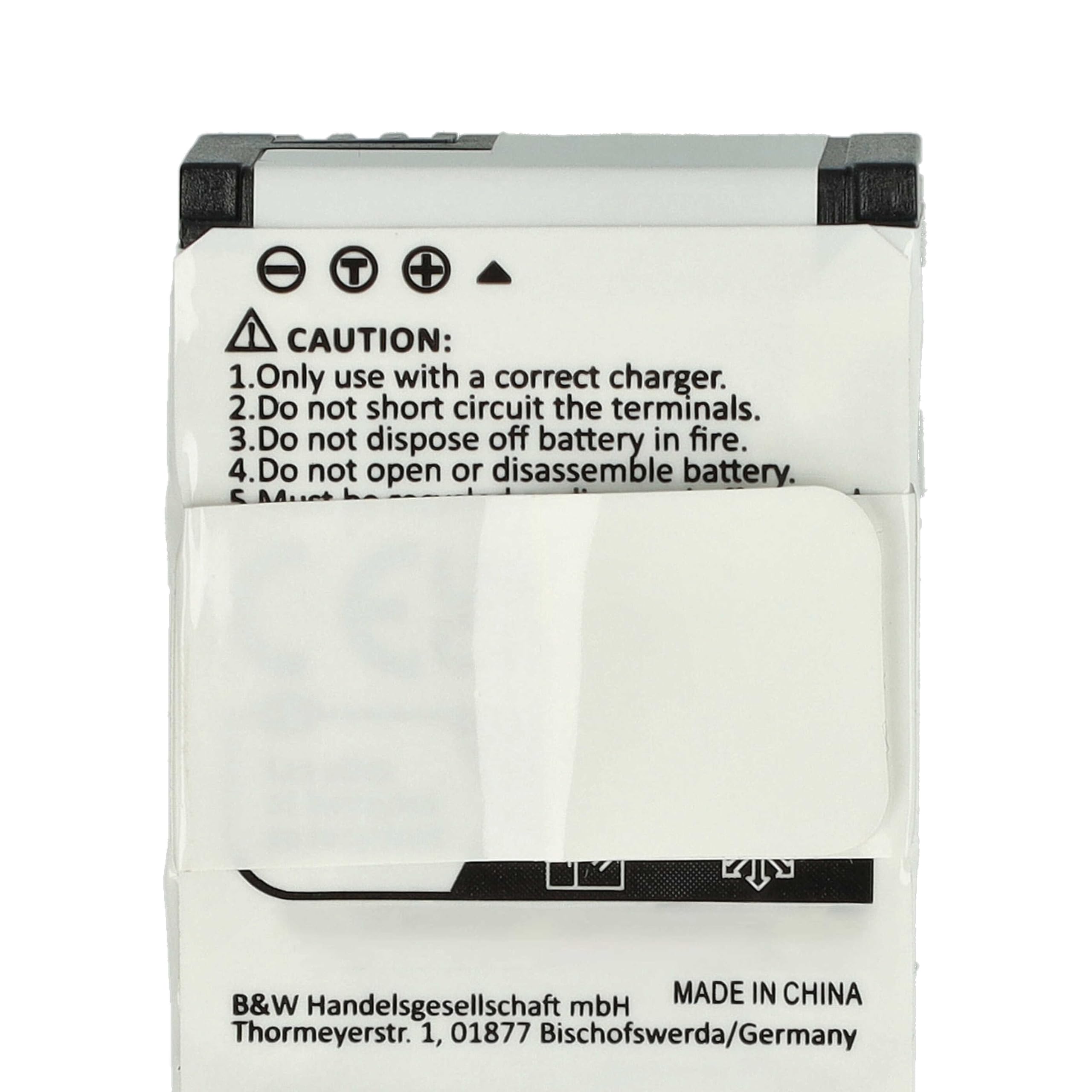 3 x bateria VHbw 1180 mAh (3,7 V) do GoPro Hero 3 III, 3 III CHDHX-301, 3+ III Plus czarny, biały, srebrny, wydanie jako AHDBT-201, AHDBT-301, AHDBT-302