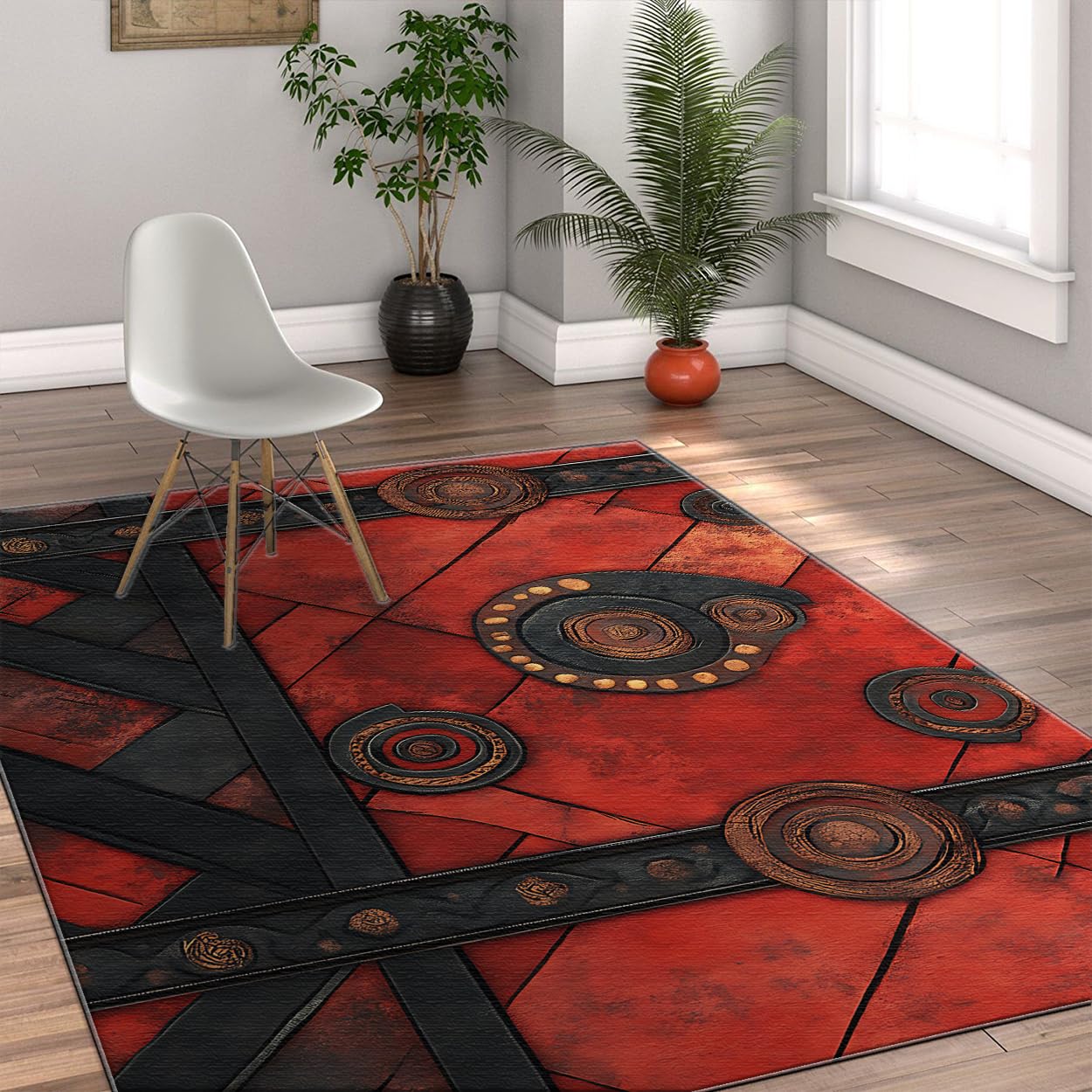 Tapis entrée de garage pour sublimer votre intérieur loft rétro 80x120