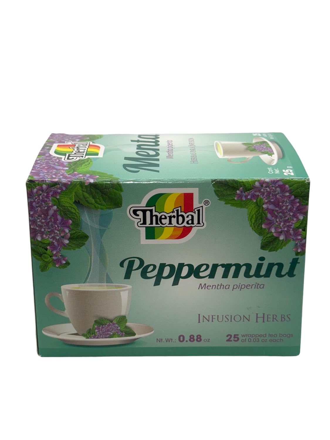 Té de Menta (Peppermint Tea) - 25 Tea Bags - Vegan, 100% Natural - Premium Therbal Brand - Image 5