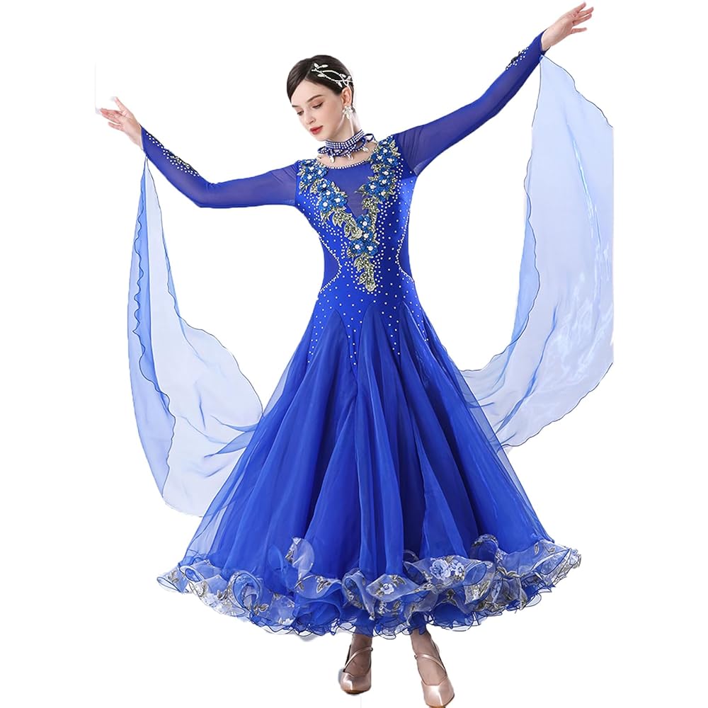 Robe De Danse Moderne Robe De Danse De Salon Waltz Big Swing