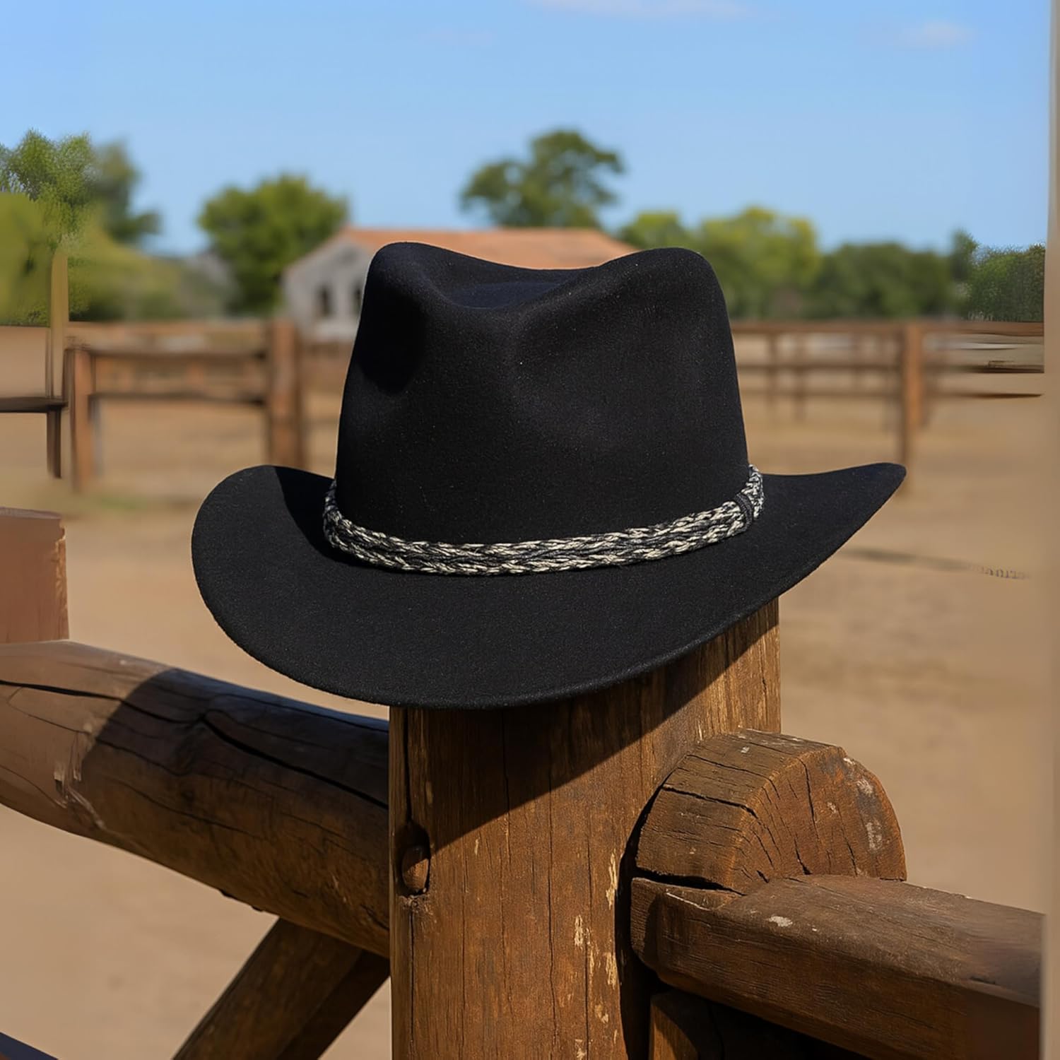 Gamboa 100% Natural Horsehair Hat Bands for Cowboy and Panama Hats for Men and Women Western Hat Bands - Image 3