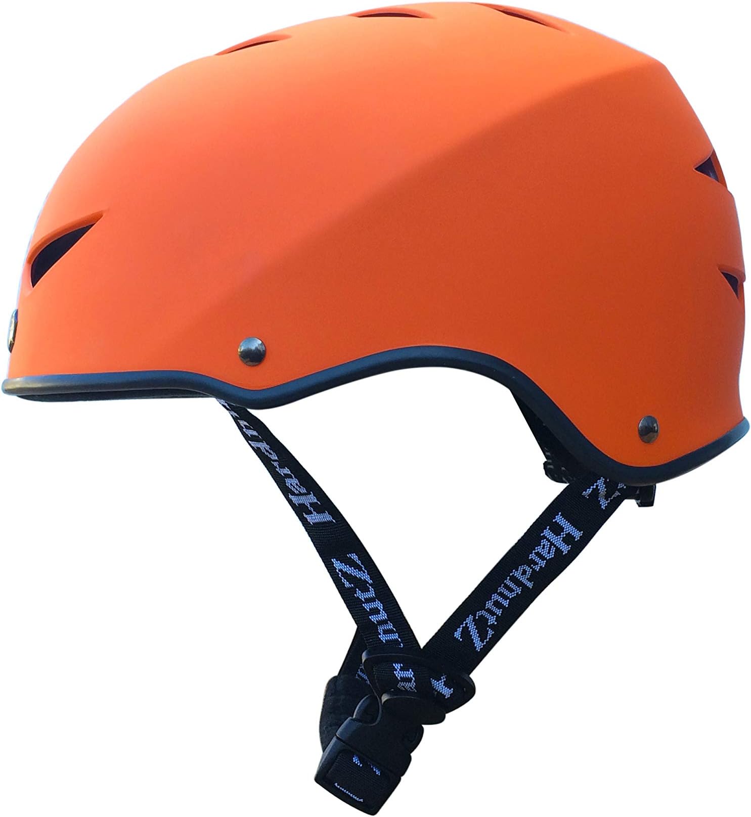 HardnutZ Street Bike Helmet - Various Sizes | Gloss & Rubber Coated | HN102 | For Adult & Kids | For Urban Cycling, BMX, Skateboard, Scooter or Roller Blade Helmets | Lightweight | EU & UKCA Certified