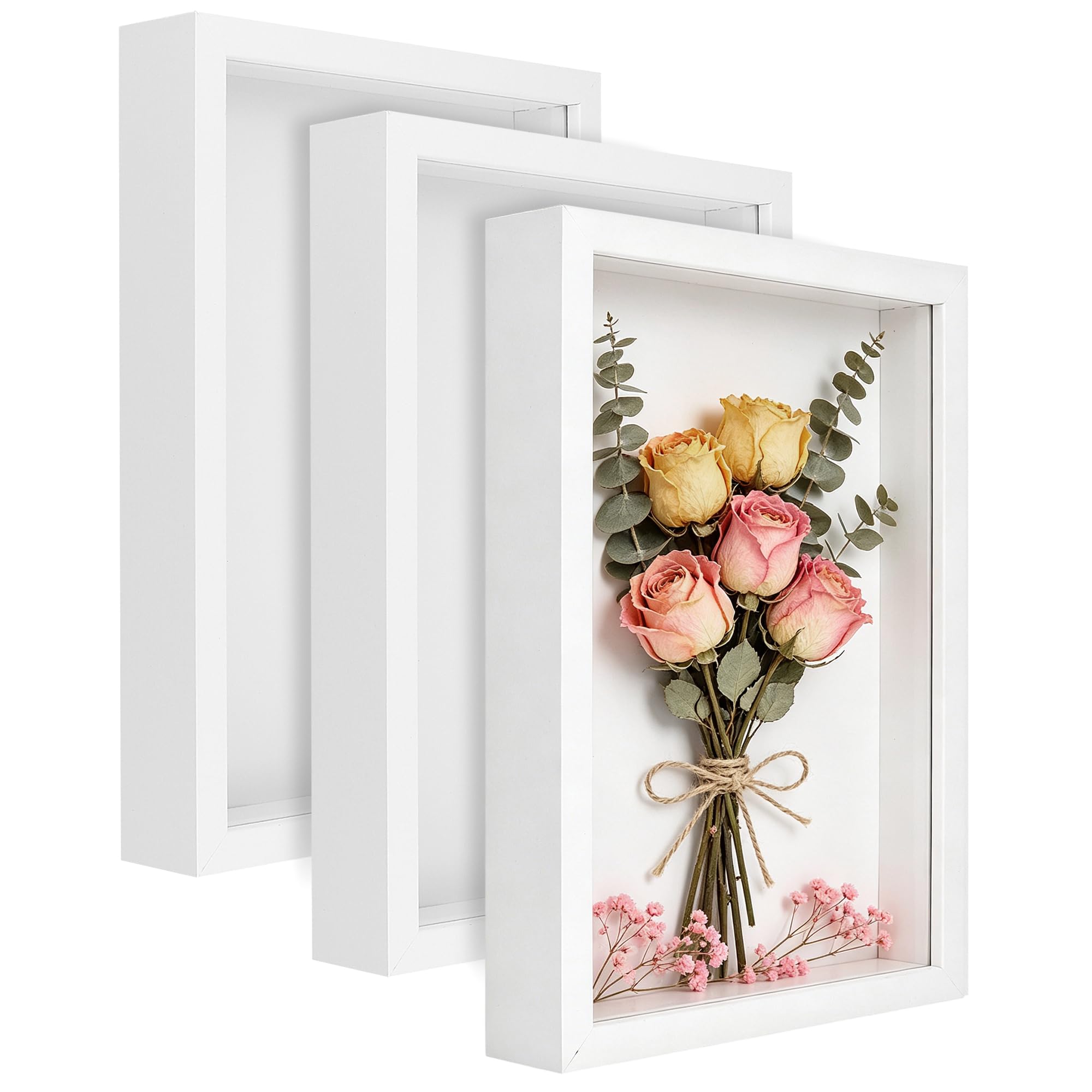 Cadre photo 3D A4 pour sublimer vos fleurs séchées au salon