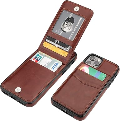 Amazon Com Iphone 11 Pro Case Wallet With Credit Card Holder Kihuwey Premium Leather Magnetic Clasp Kickstand Heavy Duty Protective Cover For Iphone 11 Pro 5 8 Inch Brown Cell Phones Accessories