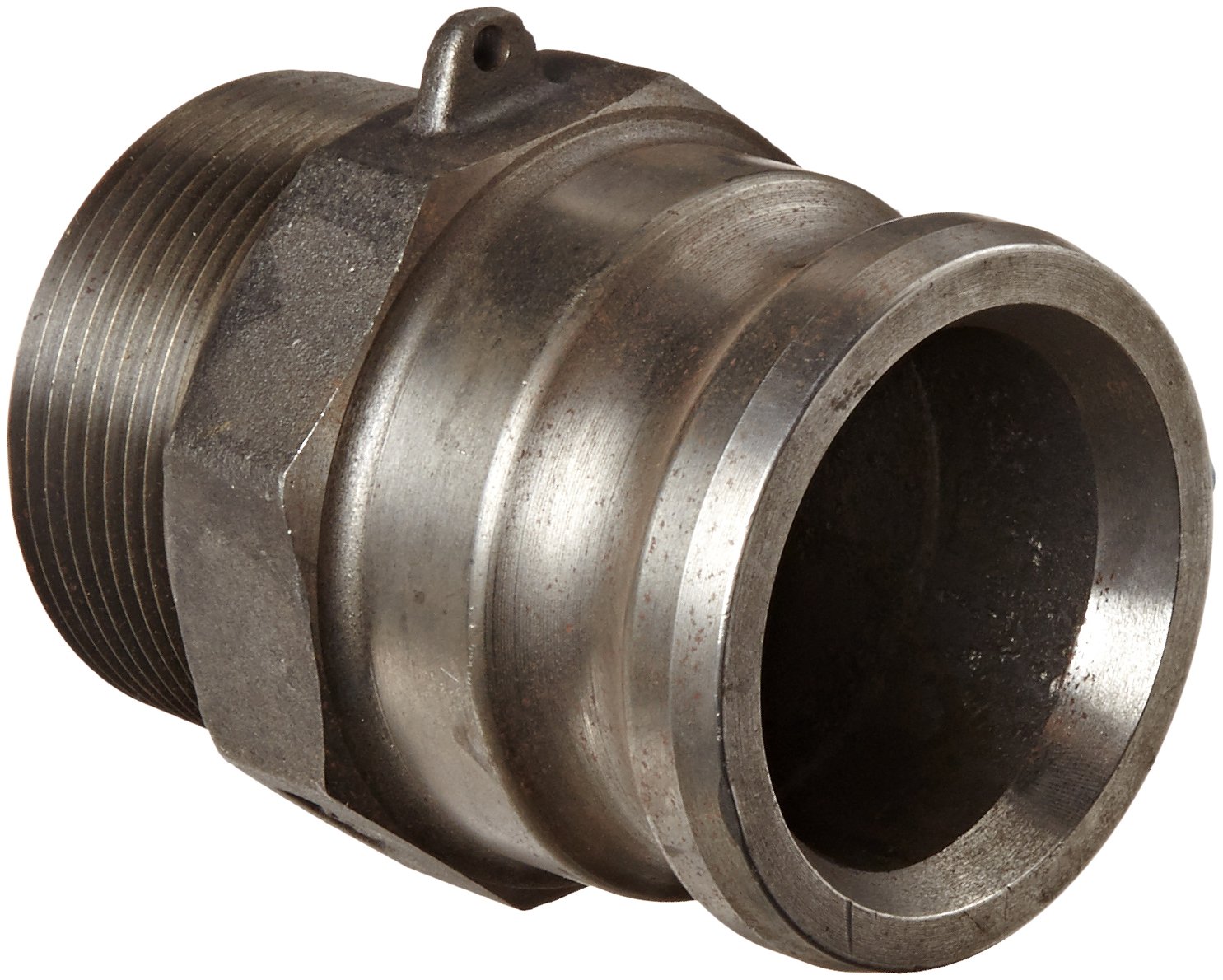 PT Coupling Basic Standard Series 25F Hard Coat Aluminum Cam and Groove Hose Fitting, HC ALUM F-Adapter, 2-1/2" Adapter x NPT Male