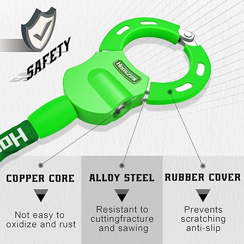 Miniatura 45 de Scooter Lock, Bike Locks High Security with Key, 36.22inch Heavy Duty Bike Lock Chain, Accessories for Electric Scooter, E-Bikes