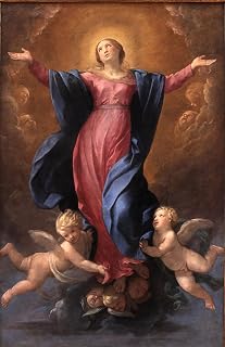 FANBUiHU Classic Art Canvas Picture Posters Art Decor Assumption of the Virgin by Vintage Painting Oil Painting for Office Decor 60x90cm