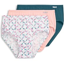 Jockey Women's Underwear Plus Size 100% Cotton Elance Hipster - 3 Pack