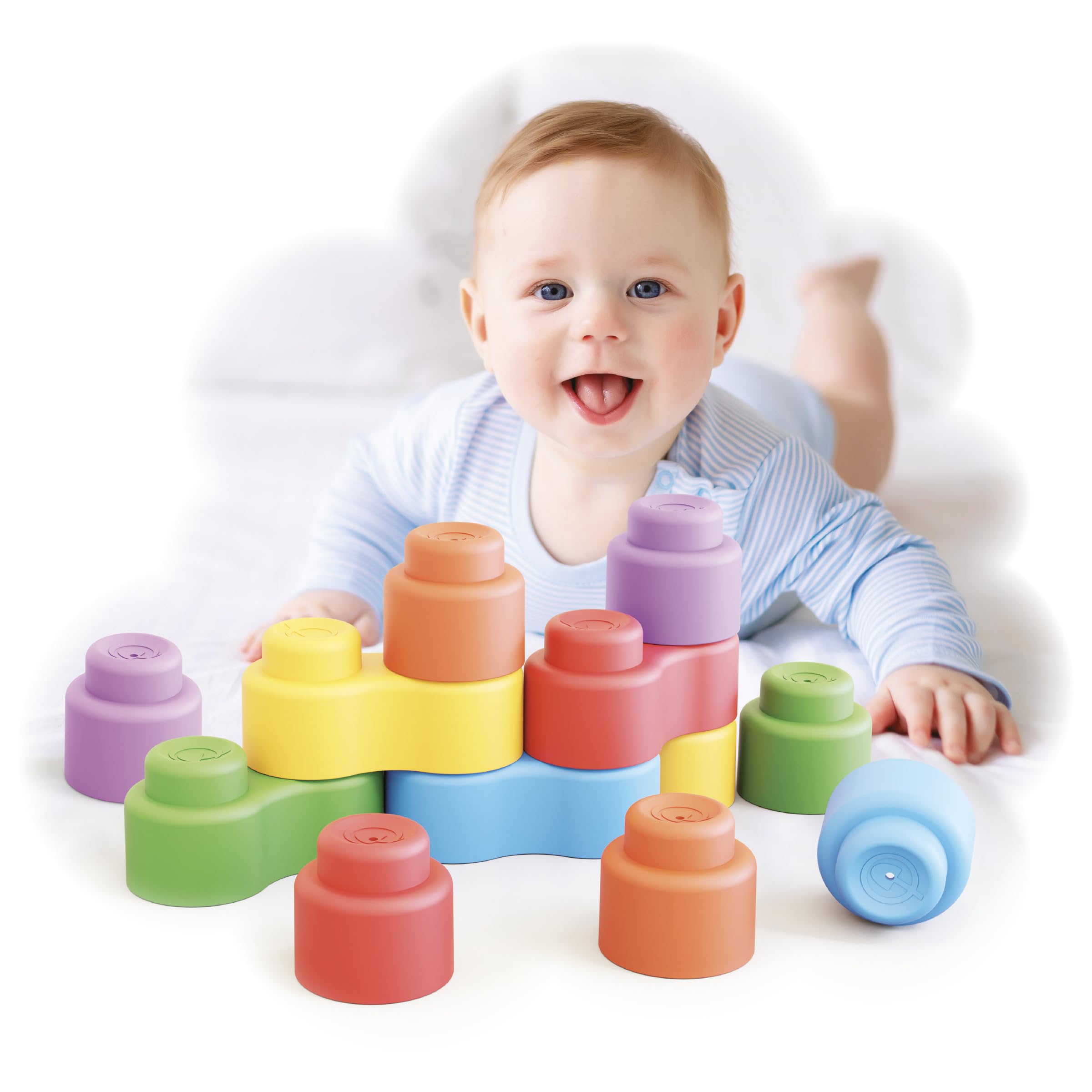 Quercetti - 4141 Momy Soft, 12 pz