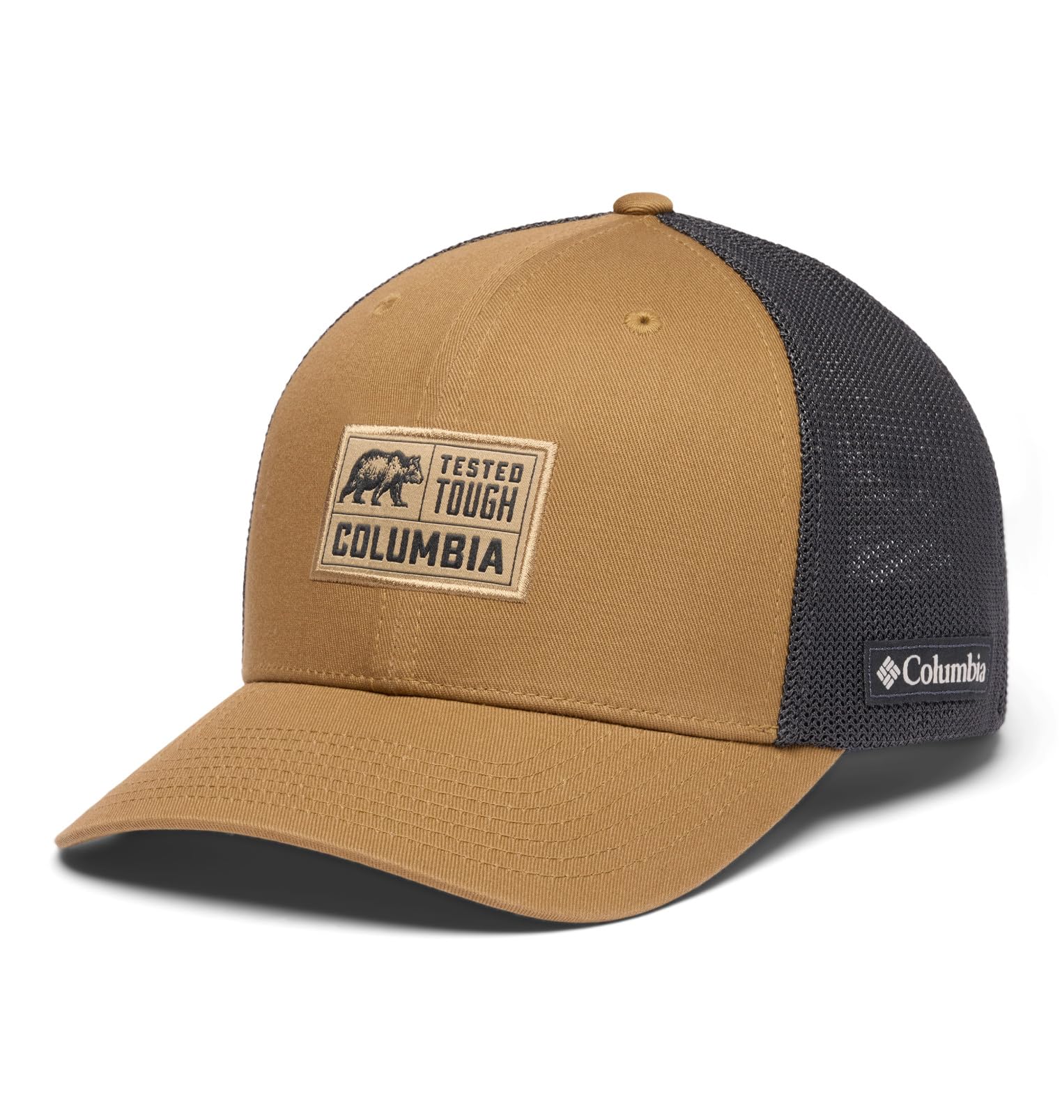 Columbia Unisex Mesh Ball Cap, Delta/Shark/Tested Tough Bear, L/XL