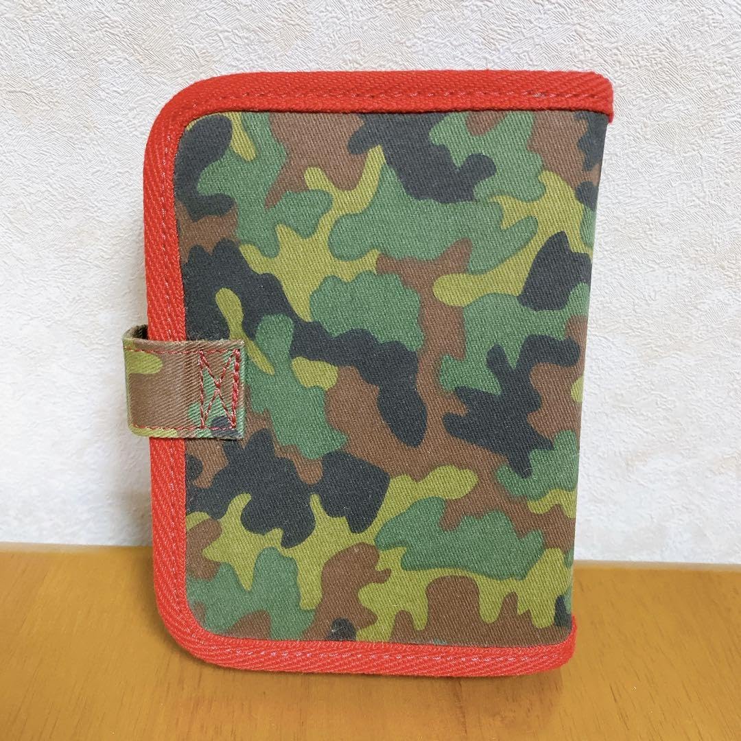 Amazon | 平成レトロ 手帳カバー シール帳 バインダー デニム 迷彩柄