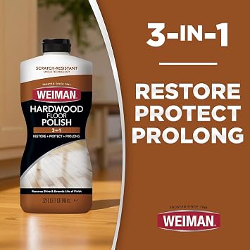 Weiman Hardwood Polish and Restorer, 946ml | Wood Floor Polish