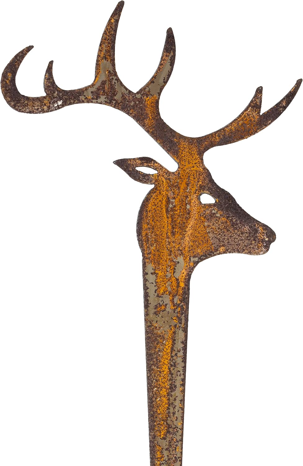 Metall-Specht Als Baum-Deko Mit Edelrost-Finish - 22 Cm Hoch, Für Garten & Balkon