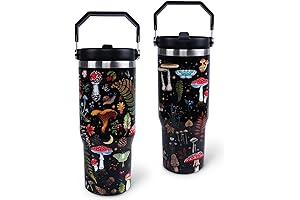 Personalized 30oz Mushroom Stainless Steel Travel Mug: A Myco-Inspired Masterpiece