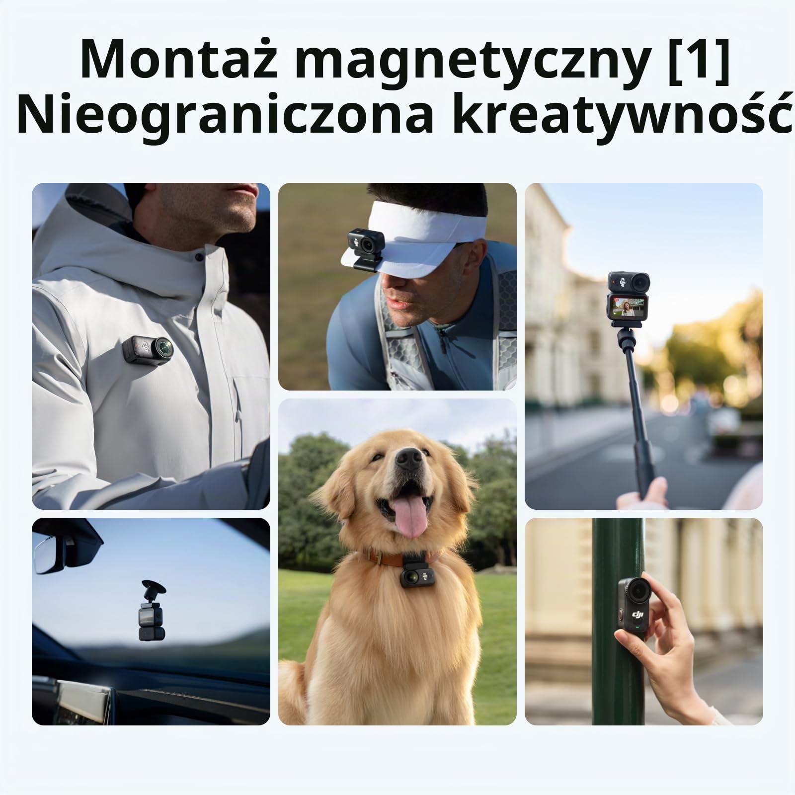 DJI Osmo Nano Bundle Nomade (128 GB), kamera do vlogowania 4K