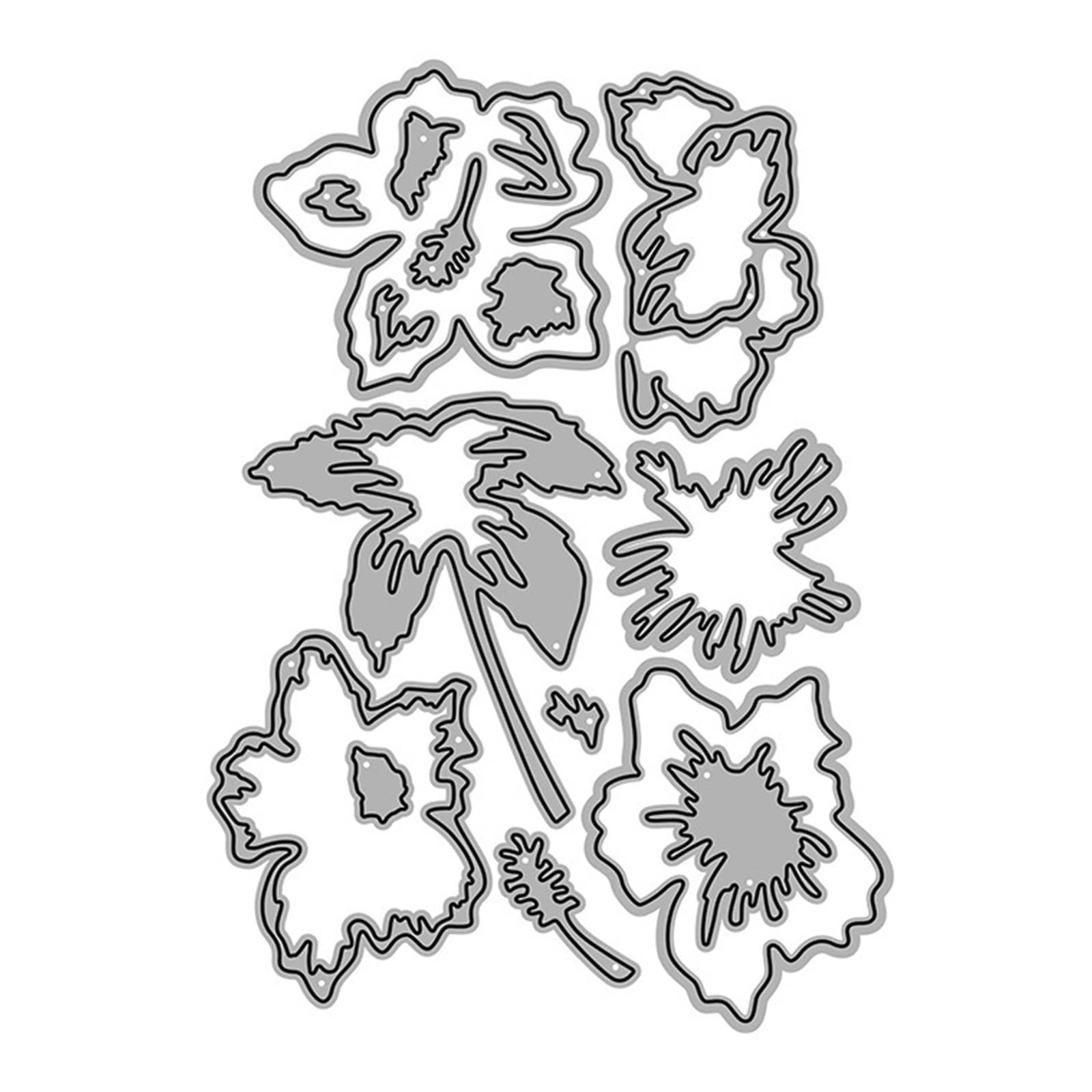 Tsophreniq Metal Cutting Dies Stamps Template Mold Stencils for Embossing Scrapbooking Photo Album Cutting Dies