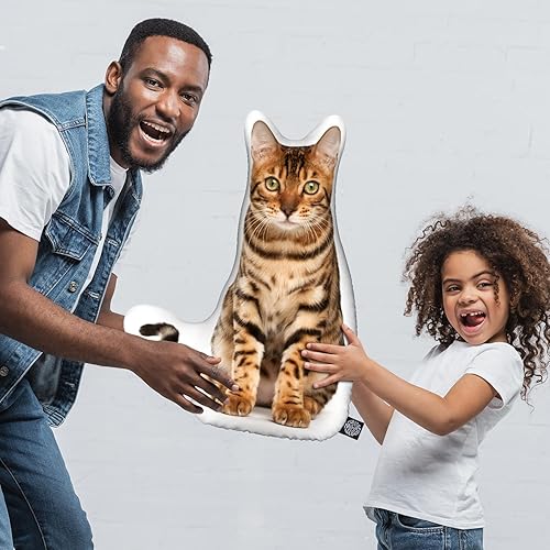 Miniatura 6 de Almohada personalizada de gato 3D, almohada de gato favorita diseñada en 3D, almohada personalizada para gatos, animales de peluche de gatos,