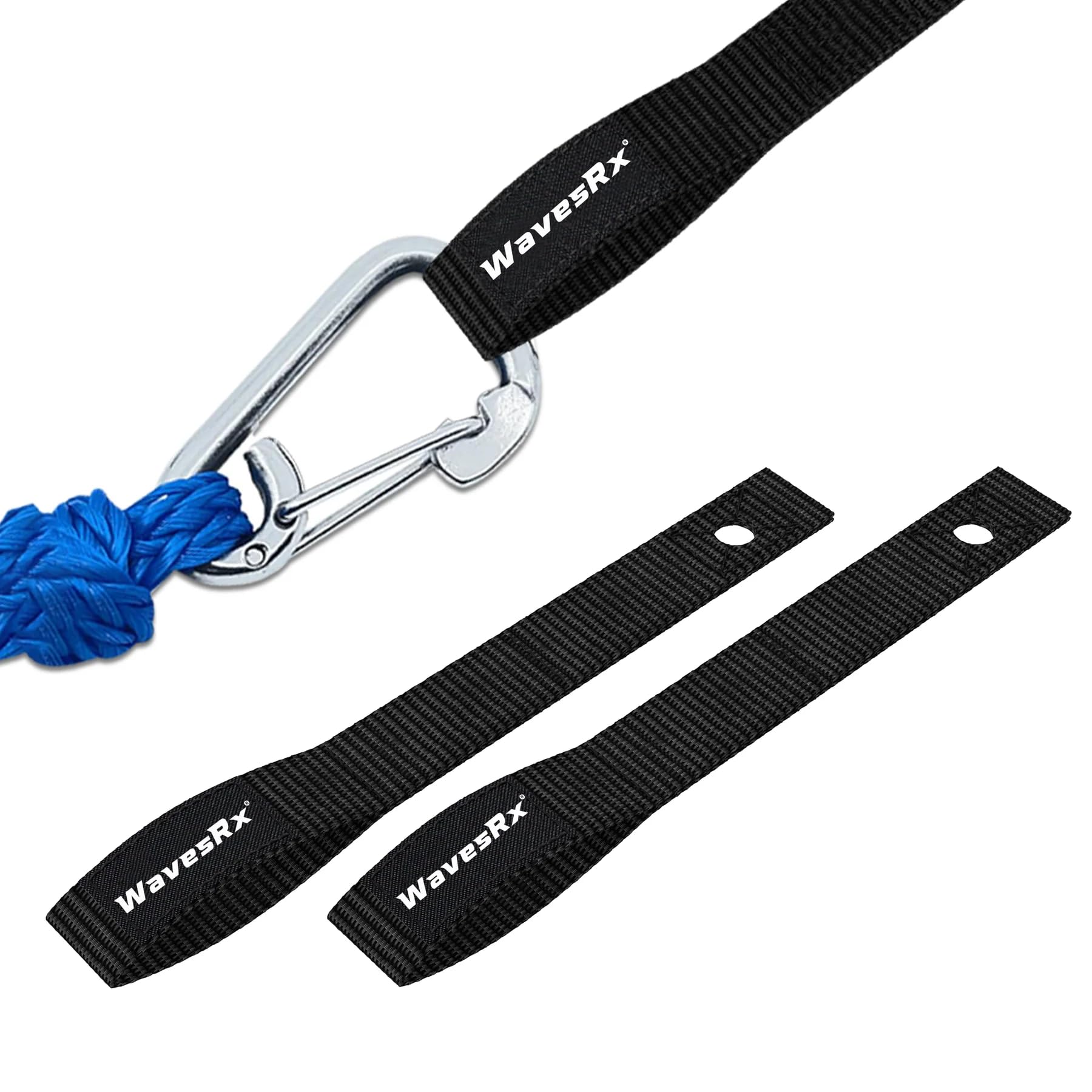 WAVESRX Soft Loops Jet Ski Cleats (2PK) | Quick & Secure Anchor Points for Docking Bumpers & Fenders, Anchoring Line & Bungee Dock Rope | A Must-Have Accessory for Your WaveRunner, Seadoo & Other PWC