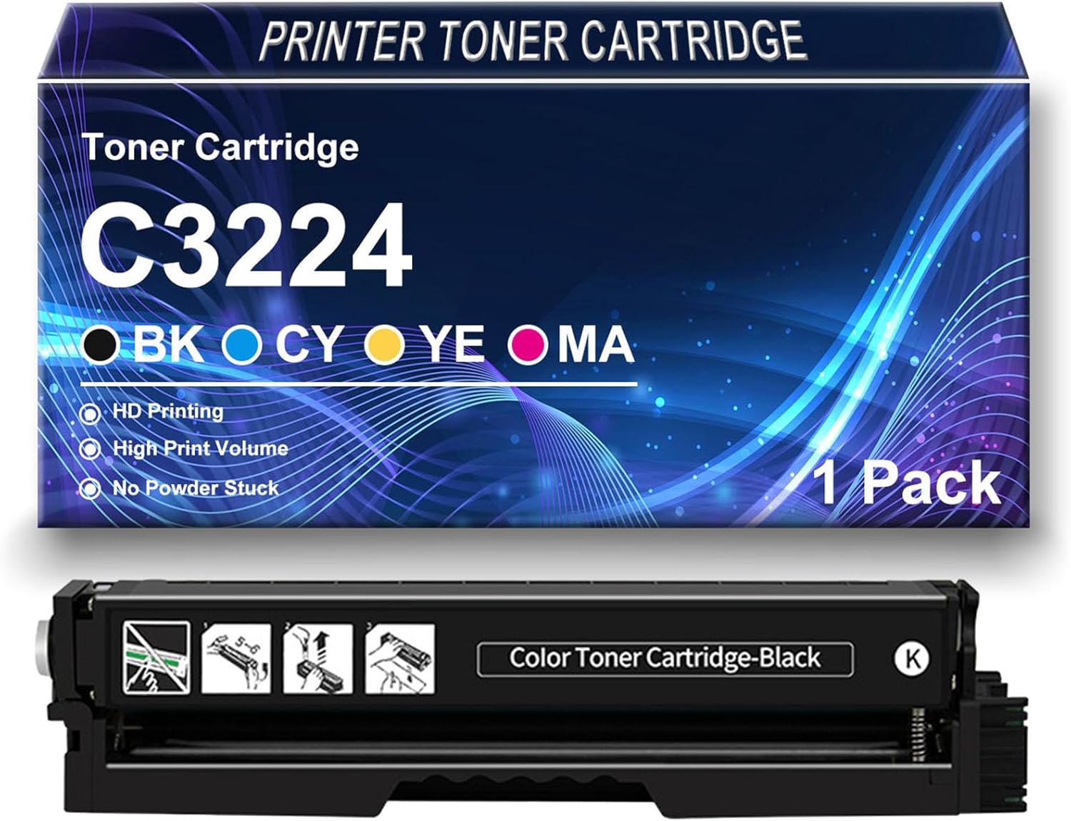 C3224 Toner Cartridges Compatible C3210K0 C3210C0 C3210M0 C3210Y0 for