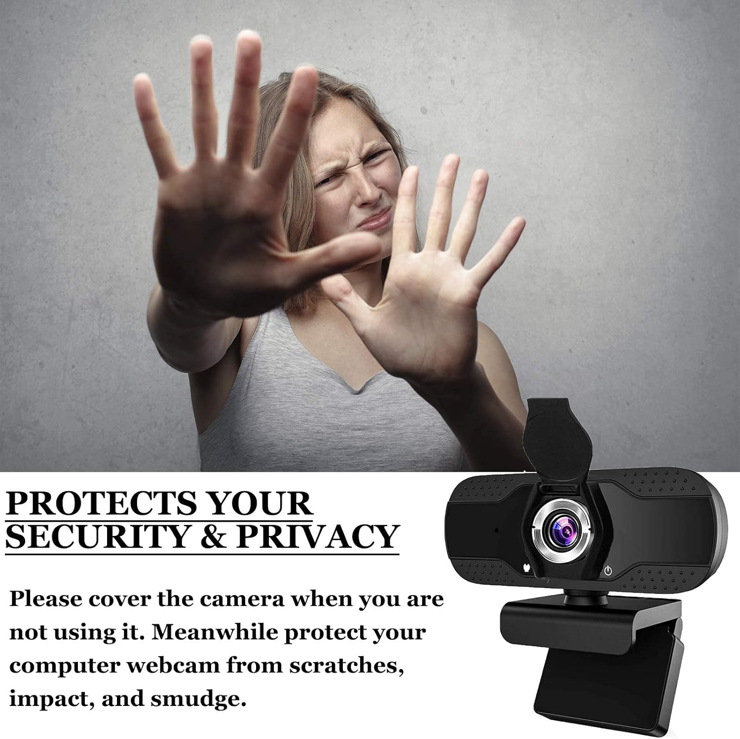 🔥 Crаzу Dеаlѕ 1080P Webcam with Microphone, Webcam with Privacy Cover, Full HD Video Camera, USB Plug and Play, for Live Streaming Video Calling Gaming Online Classes, Laptop/Desktop Mac/Skype/YouTube/Zoom