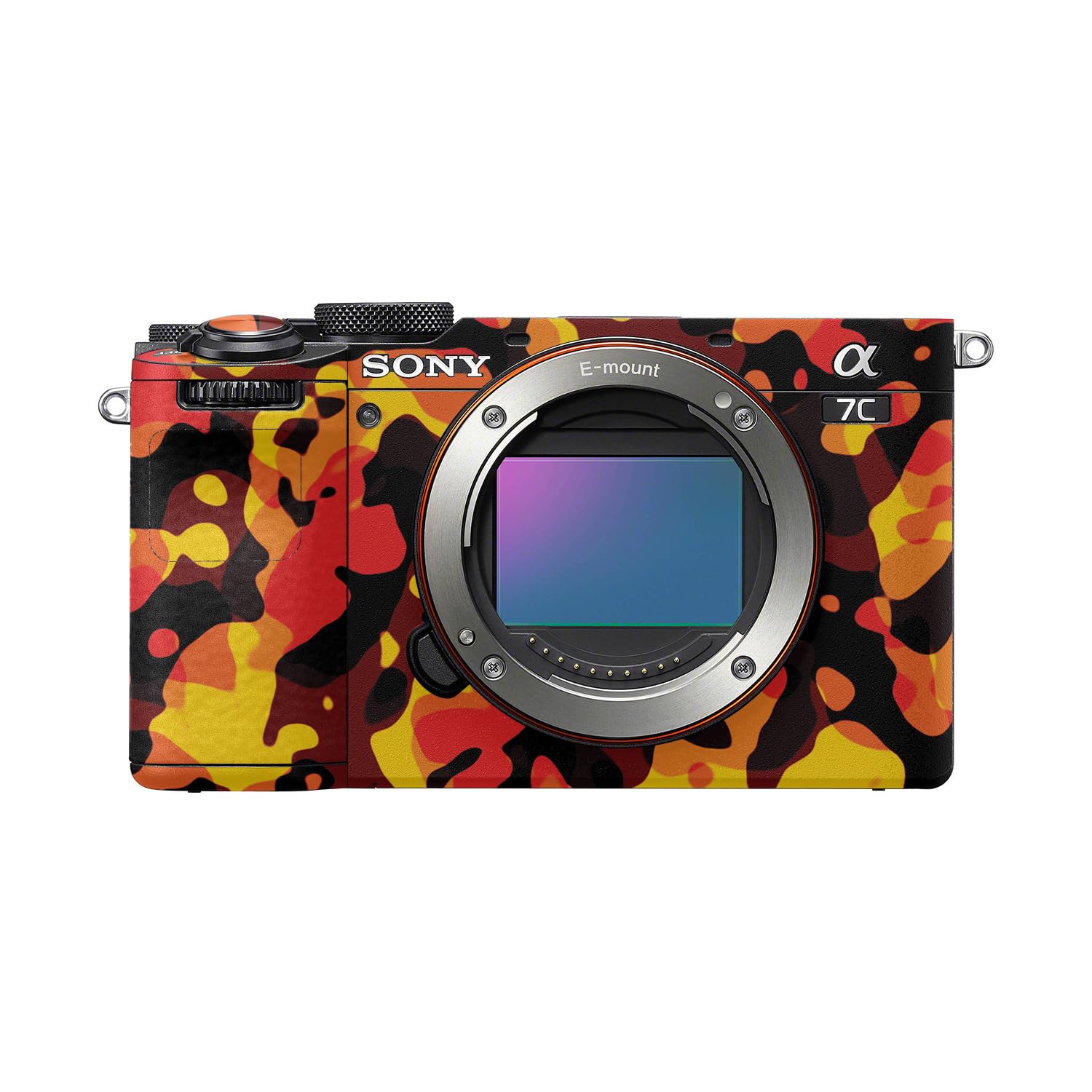 Camera Skin Compatible with Sony A7C Mark II (2023) - Warm Modern Camo - Premium 3M Vinyl Protective Wrap Decal Cover - Easy to Apply | Crafted in the USA by MightySkins