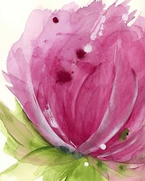 Pink Poster Print by Dawn Derman 8 x 10