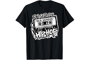 RAISED ON OLD SCHOOL HIP HOP Cassette Graffiti T-Shirt