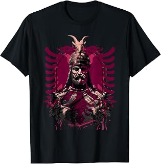 Skanderbeg Albanian National Hero Eagle Kosovo Albanian T-Shirt