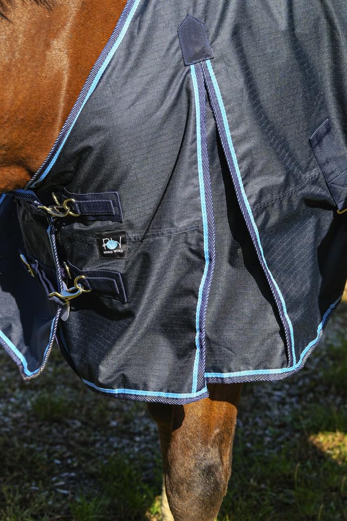 Ekkia Riding World Outdoordecke Weidedecke ECO 600D Marineblau 50g
