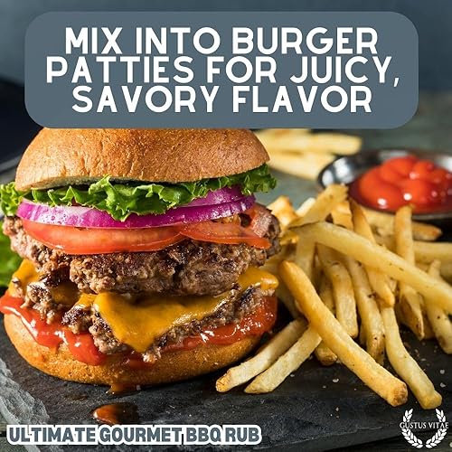 Miniatura 3 de Gustus Vitae - Ultimate Gourmet BBQ Rub - Sin OMG - Lata magnética - Condimento gourmet - Hecho en pequeños lotes