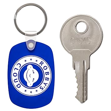 CH545 Replacement Key - Key for Storage cabinets, File Cabinet, Desk or Safety Cabinets - Also Known as The CHK545 - Includes Robby's Cloud Keychain (1-Pack)