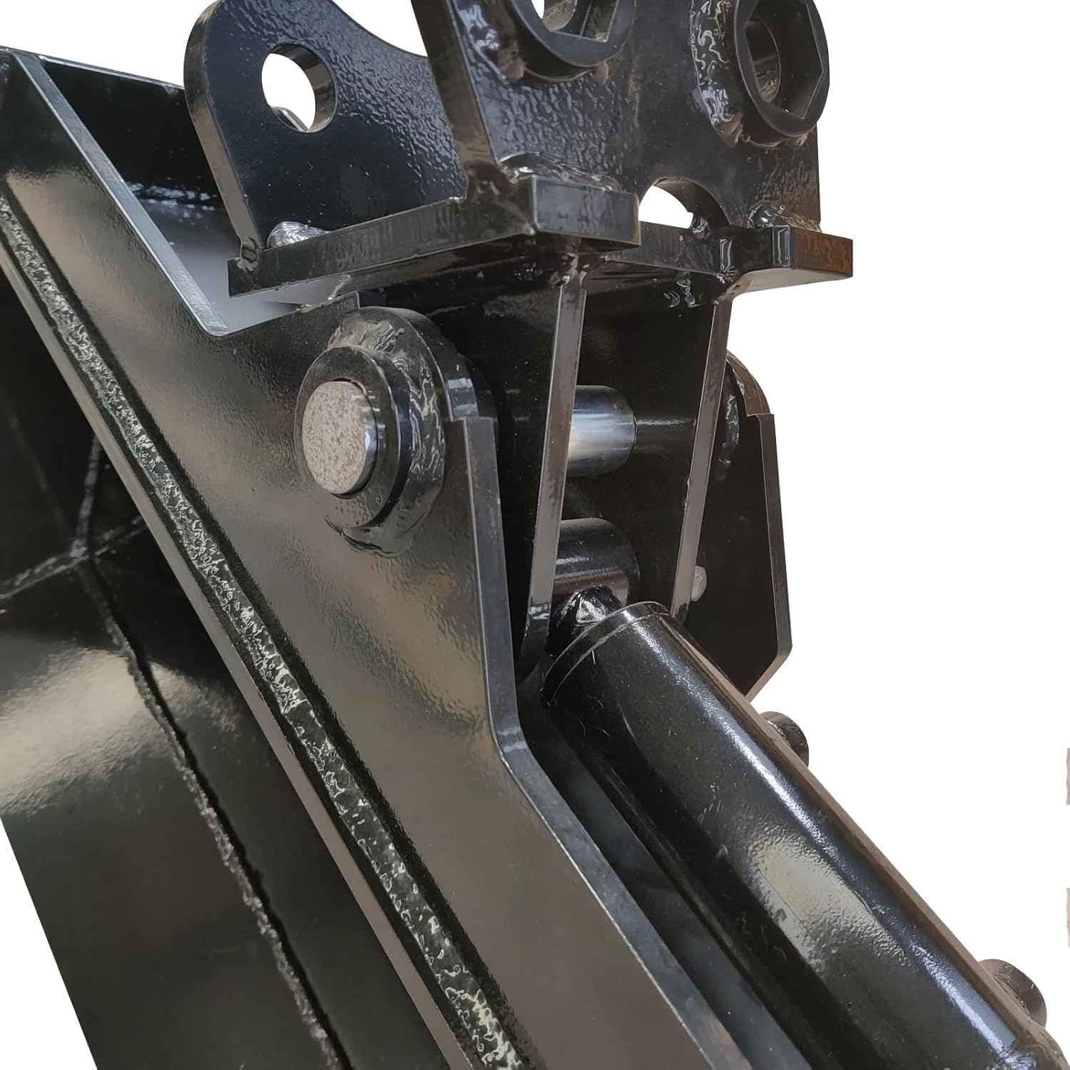 Minibaggerlöffel 500mm – Baggerschaufel (Flachschaufel) für Minibagger 800-1800kg , Minibagger Anbaugeräte mit Stiftschaft, geeignet für Sand/Erdverladung & Aushubarbeiten (Bohrung 25mm, Radstand 8,8c