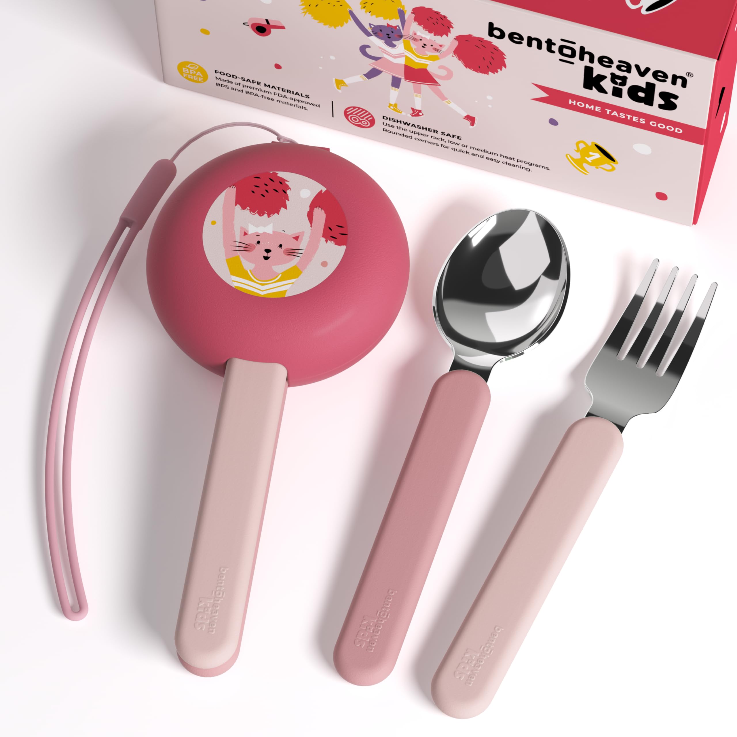 Bentoheaven Kids Travel Utensils with Case