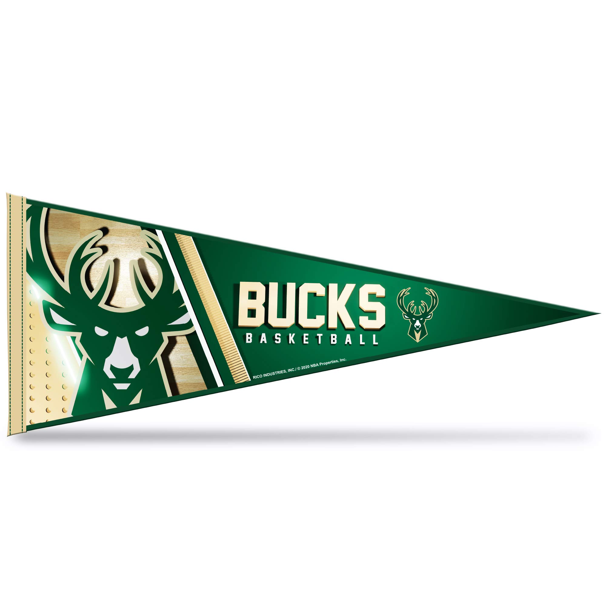 Rico Industries NBA Basketball 12" x 30" Felt Wall Décor Pennant - Great for Home/Bed Room/Man Cave Décor